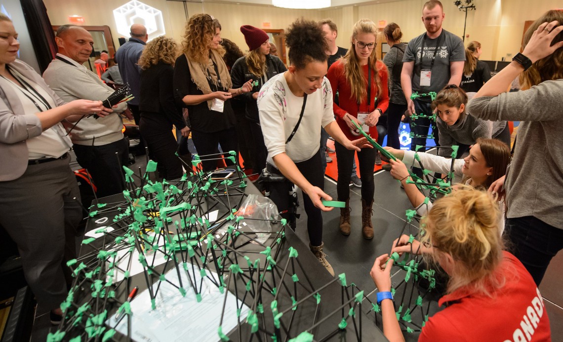 DORVAL, QC - DECEMBER 04: Olympic Lab on December 04, 2018, at the Montreal Airport Marriott International Hotel (Photo by Vincent Ethier/COC)